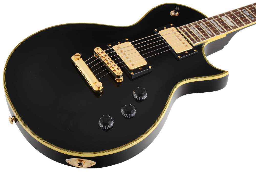 Ltd Ec-256 Hh Ht Jat - Black - Guitare Électrique Single Cut - Variation 2