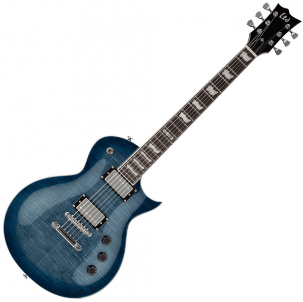 Guitare électrique solid body Ltd EC-256FM - Cobalt blue