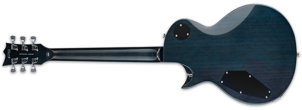 Ltd Ec-256fm Cbtbl - Cobalt Blue - Guitare Électrique Single Cut - Variation 3