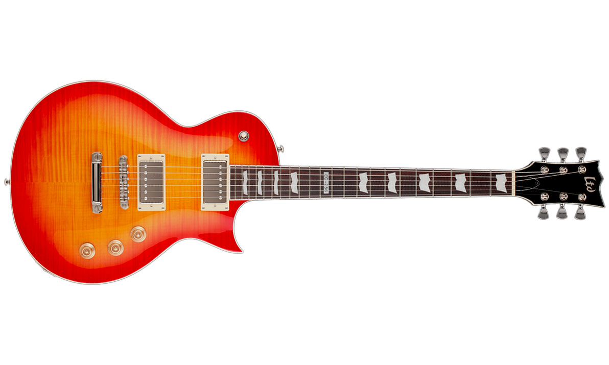 Ltd Ec-256fm Hh Ht Rw - Cherry Sunburst - Guitare Électrique Single Cut - Variation 1
