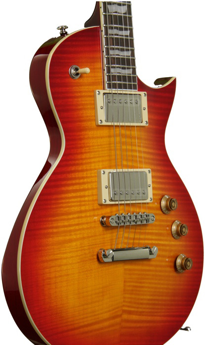Ltd Ec-256fm Hh Ht Rw - Cherry Sunburst - Guitare Électrique Single Cut - Variation 2