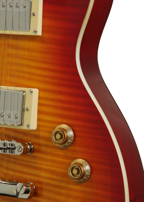 Ltd Ec-256fm Hh Ht Rw - Cherry Sunburst - Guitare Électrique Single Cut - Variation 4