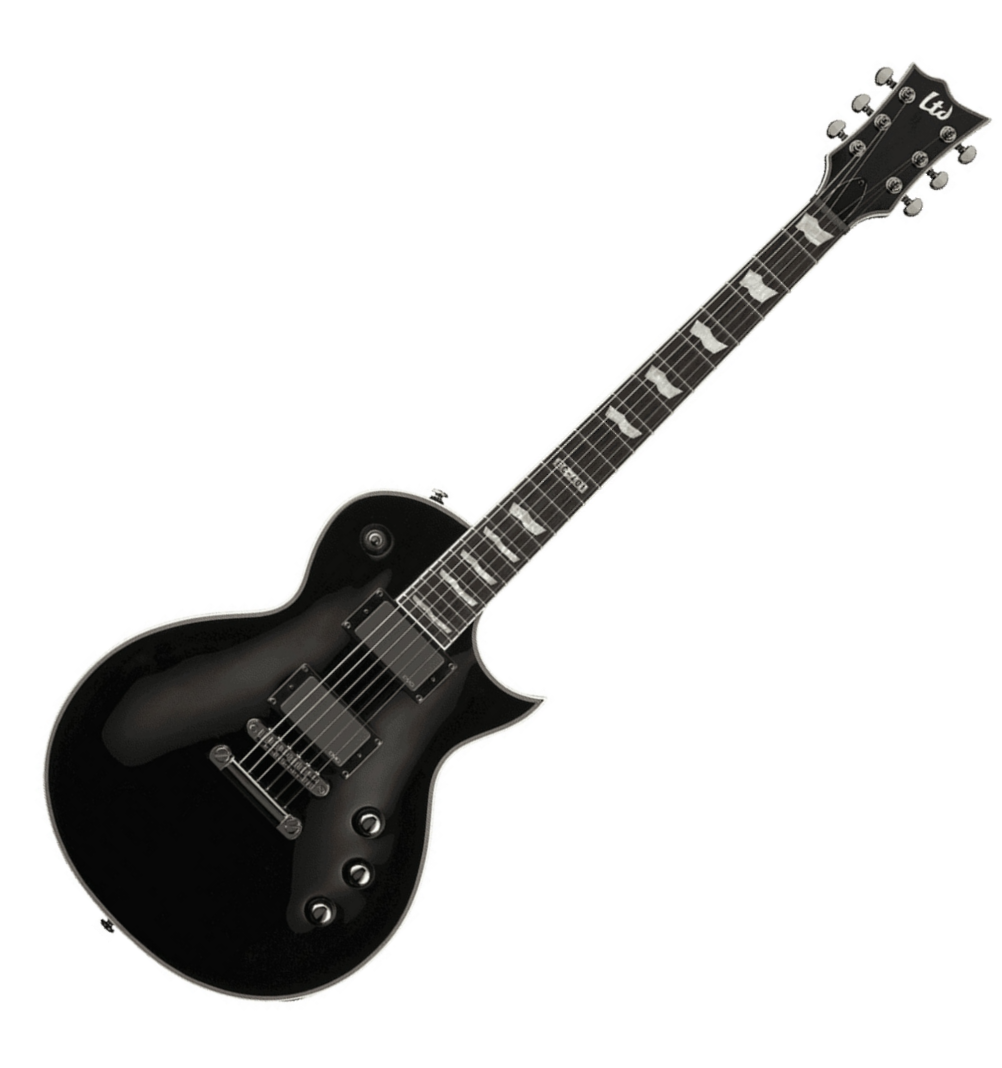 Ltd Ec-401 Hh Emg Ht Rw - Black - Guitare Électrique Single Cut - Variation 5
