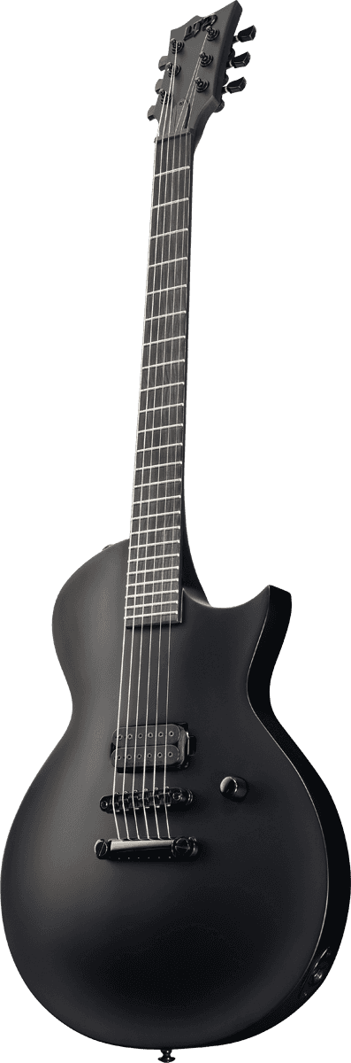 Ltd Ec-black Metal - Black Satin - Guitare Électrique Single Cut - Variation 2