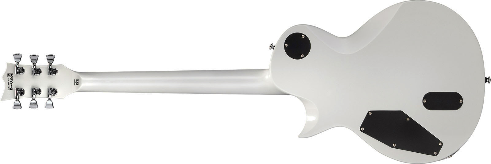 Ltd Ec1000 2h Fishman Fluence Ht Eb - Pearl White - Guitare Électrique Single Cut - Variation 1