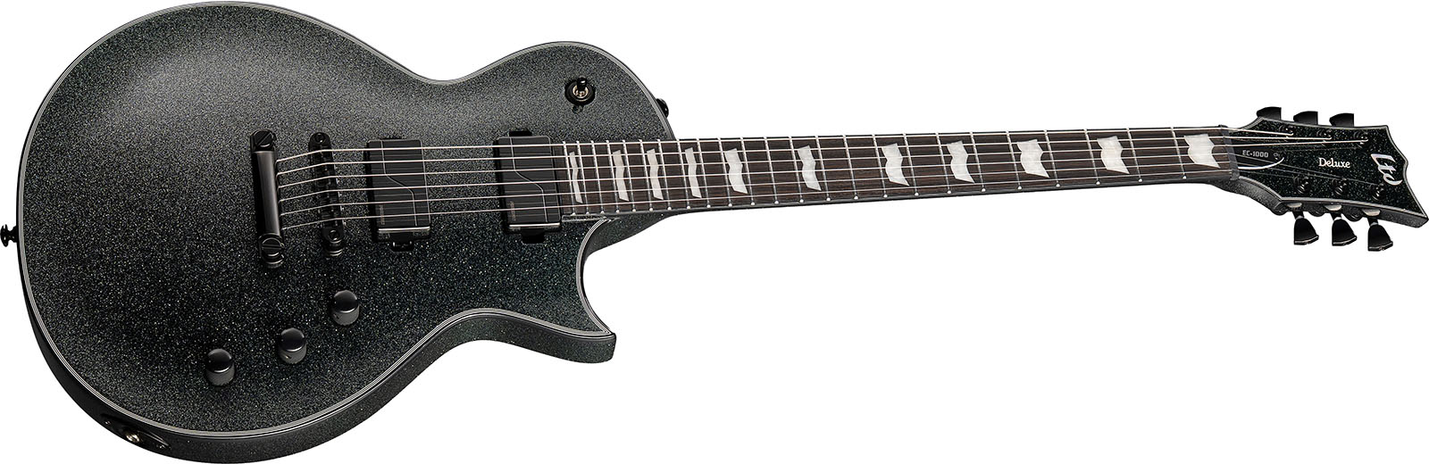 Ltd Ec1000 2h Fishman Fluence Ht Eb - Granite Sparkle - Guitare Électrique Single Cut - Variation 2