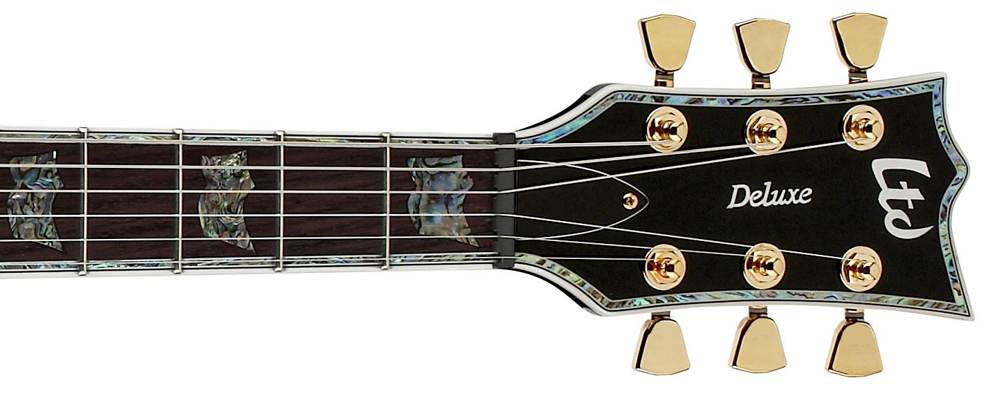Ltd Ec-1000 Emg Blk - Black - Guitare Électrique MÉtal - Variation 2