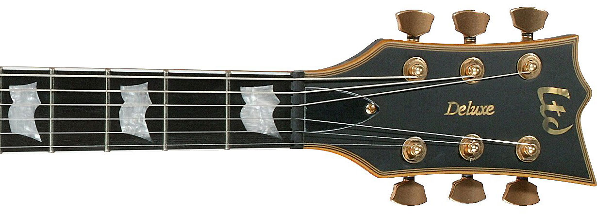 Ltd Ec-1000 Hh Emg Ht Eb - Vintage Black - Guitare Électrique Single Cut - Variation 3