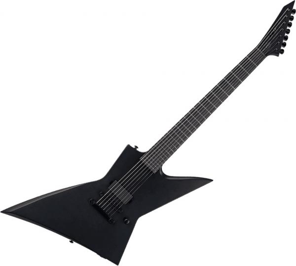 Guitare électrique baryton Ltd EX-7 Baritone Black Metal - Black satin