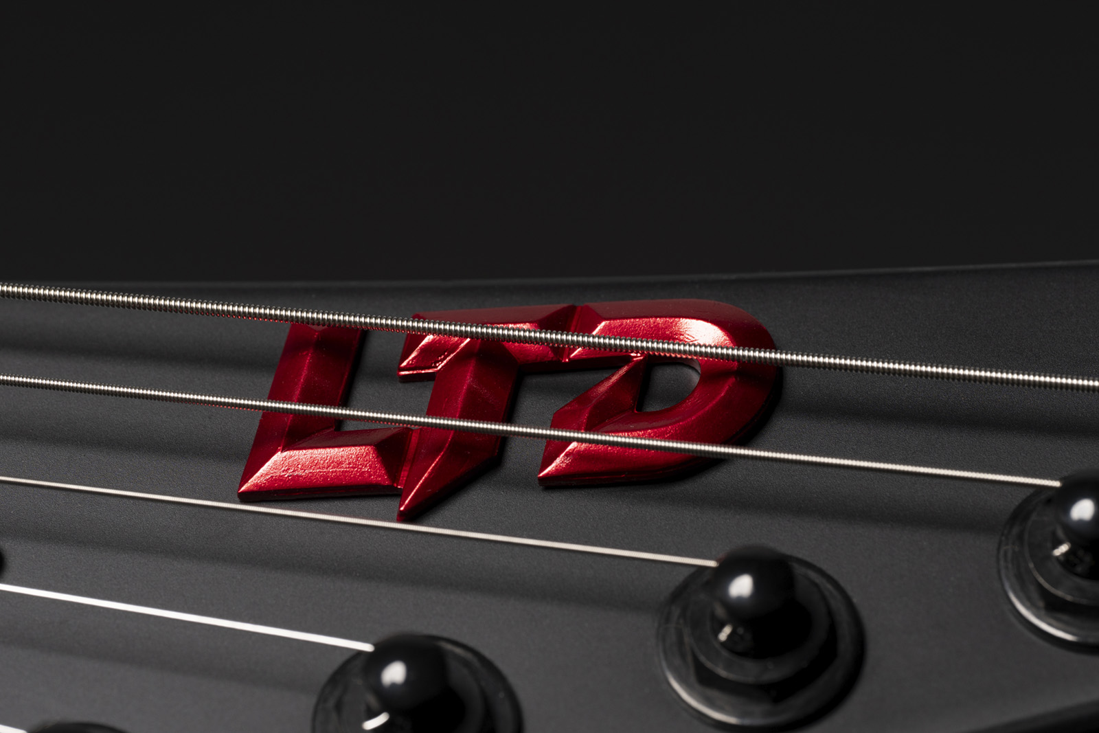 Ltd Exl Black Metal Series Ht 1h Eb - Black Red Burst Satin - Guitare Électrique MÉtal - Variation 3