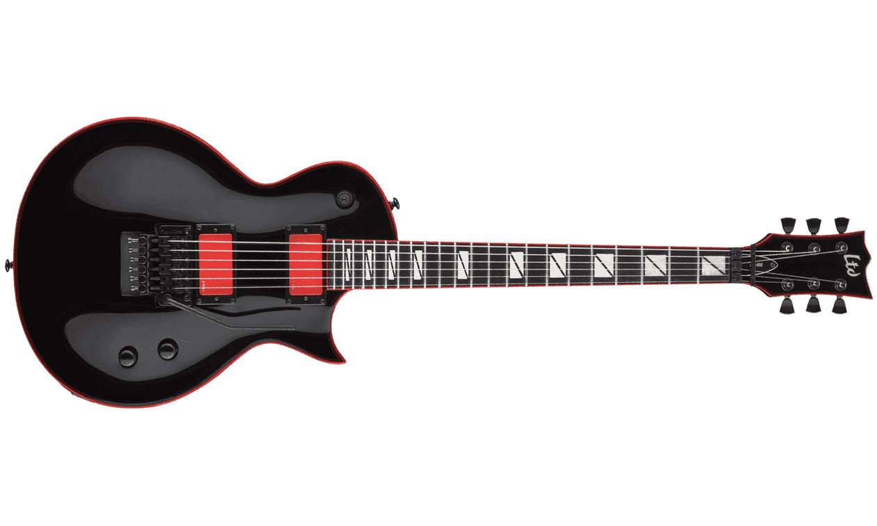 Ltd Gary Holt Gh-600 Signature 2h Emg Fr Eb - Black - Guitare Électrique Single Cut - Variation 1