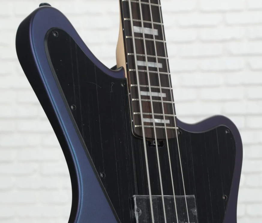 Ltd Gb4 Active 2h Seymour Duncan Eb - Violet Andromeda Satin - Basse Électrique Solid Body - Variation 2