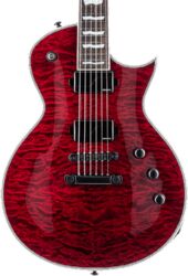 Guitare électrique métal Ltd EC-1000 Deluxe Fishman Fluence - See Thru Black Cherry