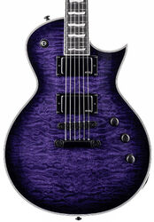 Guitare électrique single cut Ltd EC-1000 - See thru purple sunburst