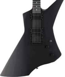 Guitare électrique métal Ltd James Hetfield Snakebyte - Black satin