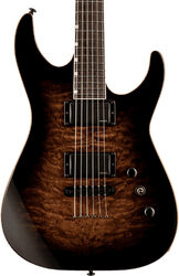 Guitare électrique double cut Ltd Josh Middleton JM-II - Black shadow burst