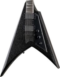 Guitare électrique métal Ltd KH-V 602 Kirk Hammett Signature - Black sparkle