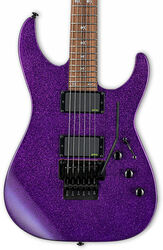 Guitare électrique forme str Ltd Kirk Hammett KH-602 - Purple sparkle