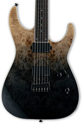 Guitare électrique forme str Ltd M-1000HT - Black fade