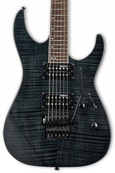 Guitare électrique forme str Ltd M-200FM - See thru black