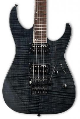 Guitare électrique solid body Ltd M-200FM - See thru black