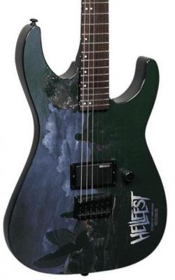 Guitare électrique solid body Ltd Hellfest Extended 15th Anniversary 2022 - Custom Design