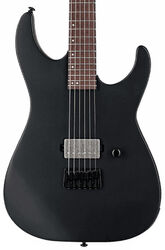 Guitare électrique forme str Ltd M-201HT - Black satin