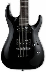 Guitare électrique 7 cordes Ltd MH-17 Kit +bag - Black
