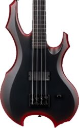 Basse électrique solid body Ltd Orion Fred Leclercq Signature - Black Red Burst Satin