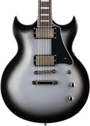 Guitare électrique signature Ltd Sparrowhawk Royal Shiva Bill Kelliher Signature - silver sunburst