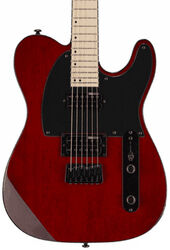 Guitare électrique forme tel Ltd TE-200M - See thru black cherry