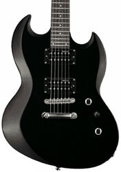 Guitare électrique double cut Ltd Viper-10 Kit - Black