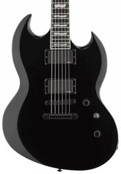 Guitare électrique double cut Ltd Viper-401 - Black