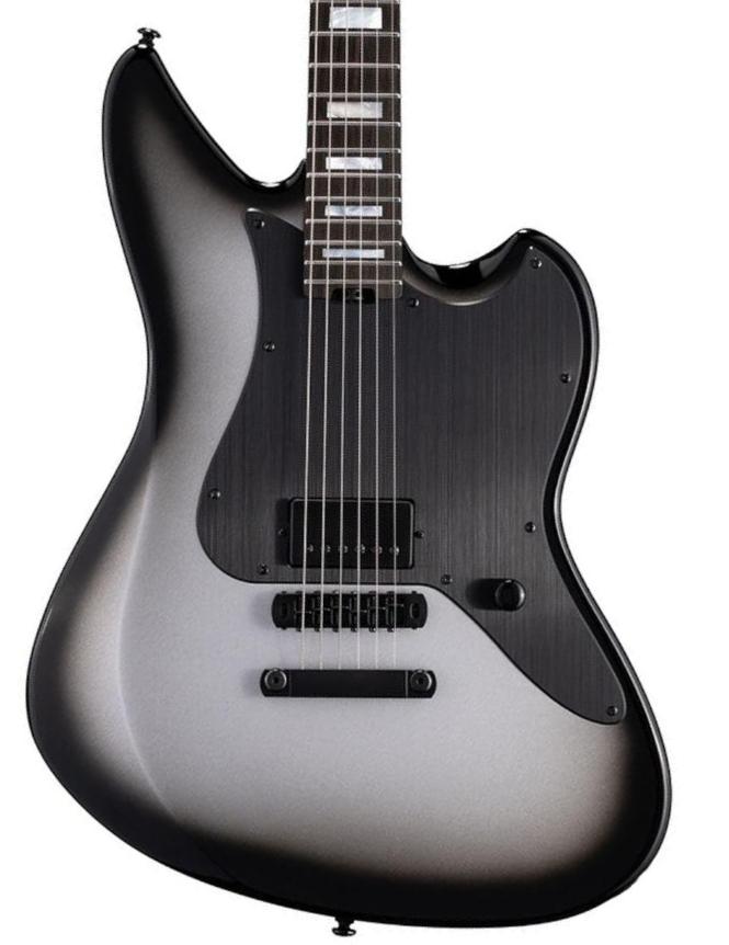 Guitare électrique signature Ltd JD-I Joe Duplantier Signature - silver sunburst