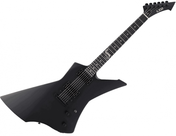Guitare électrique solid body Ltd James Hetfield Snakebyte - Black satin