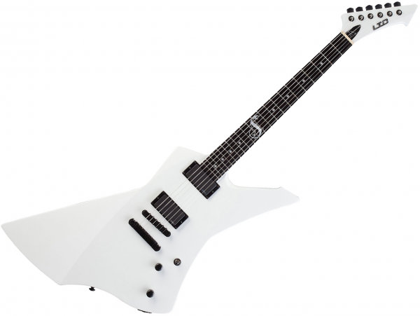 Ltd James Hetfield Snakebyte - snow white E-gitarre aus metall