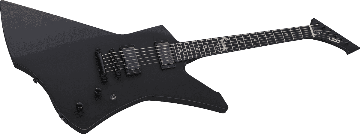 Ltd James Hetfield Snakebyte - Black Satin - Guitare Électrique MÉtal - Variation 2