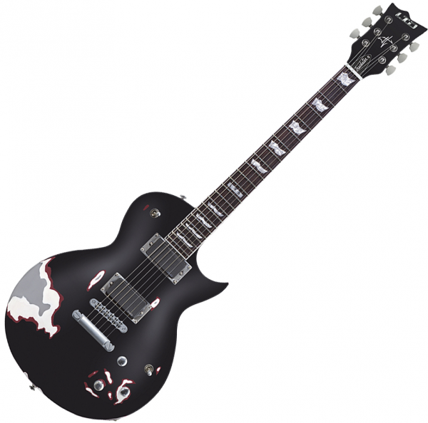 Guitare électrique solid body Ltd James Hetfield Truckster aged black