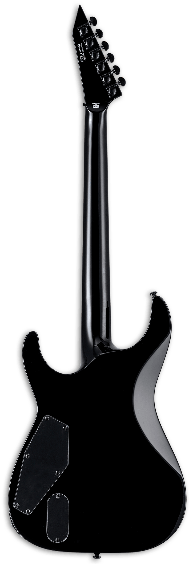 Ltd Jeff Hanneman Jh-600 Signature Hh Emg Khaler Eb - Black - Guitare Électrique Forme Str - Variation 1