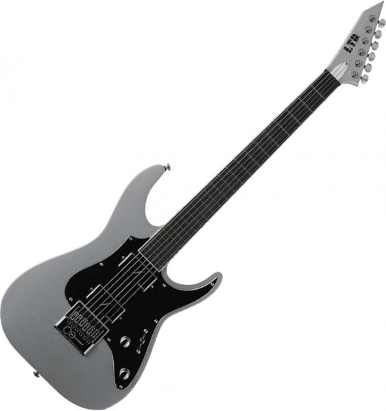 Guitare électrique solid body Ltd Ken Susi KS M-6 Evertune - Metallic silver