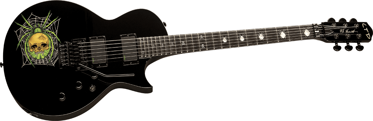 Ltd Kh3 Kirk Hammett 30th Anniversary Fr Hh Eb - Black - Guitare Électrique Single Cut - Variation 2