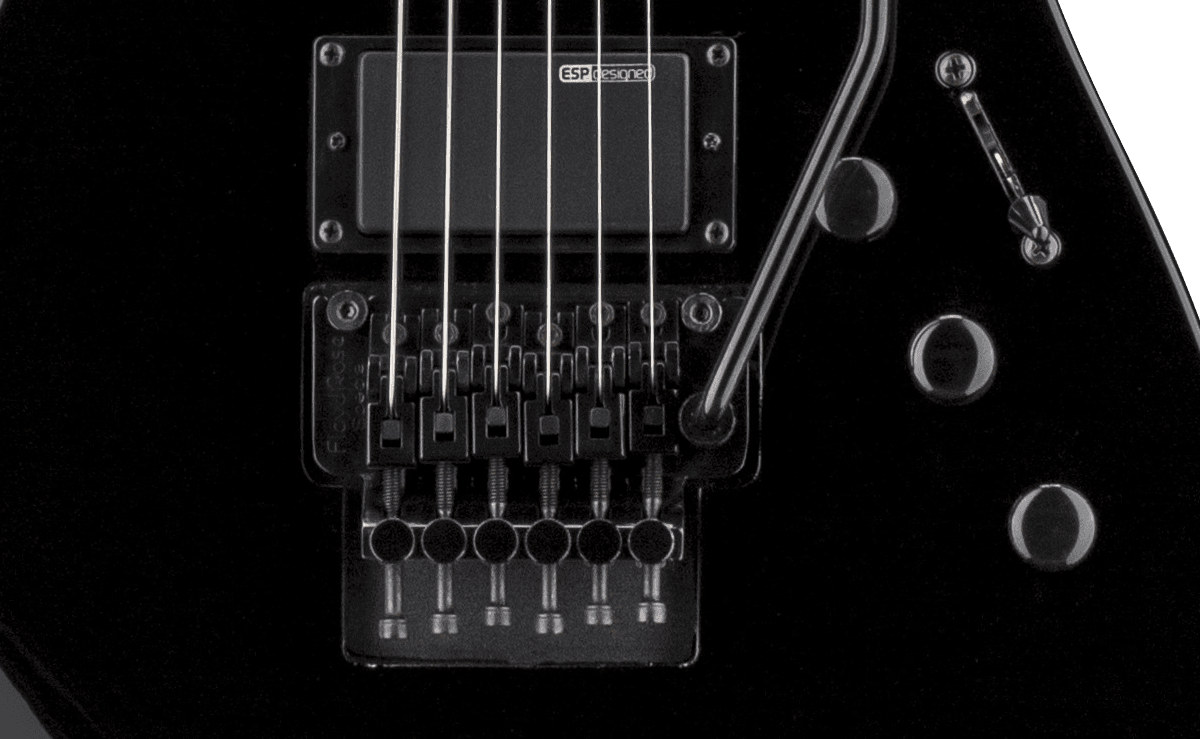 Ltd Kirk Hammett Kh-202 2018 Signature Hh Fr Rw - Black - Guitare Électrique Forme Str - Variation 2