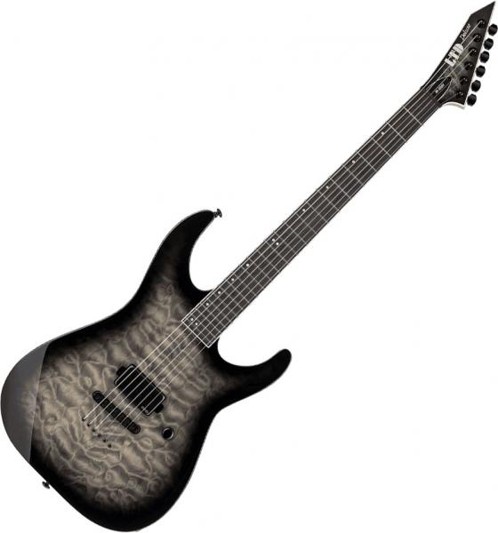 Ltd M-1001NT - charcoal burst Str shape electric guitar