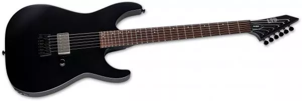 Guitare électrique solid body Ltd M-201HT - black satin