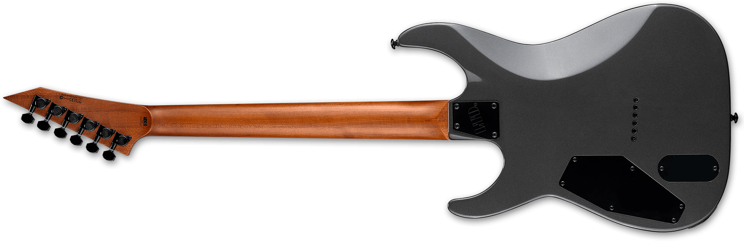 Ltd M400ht 2h Emg Ht Rw - Charcoal Metallic - Guitare Électrique Forme Str - Variation 2