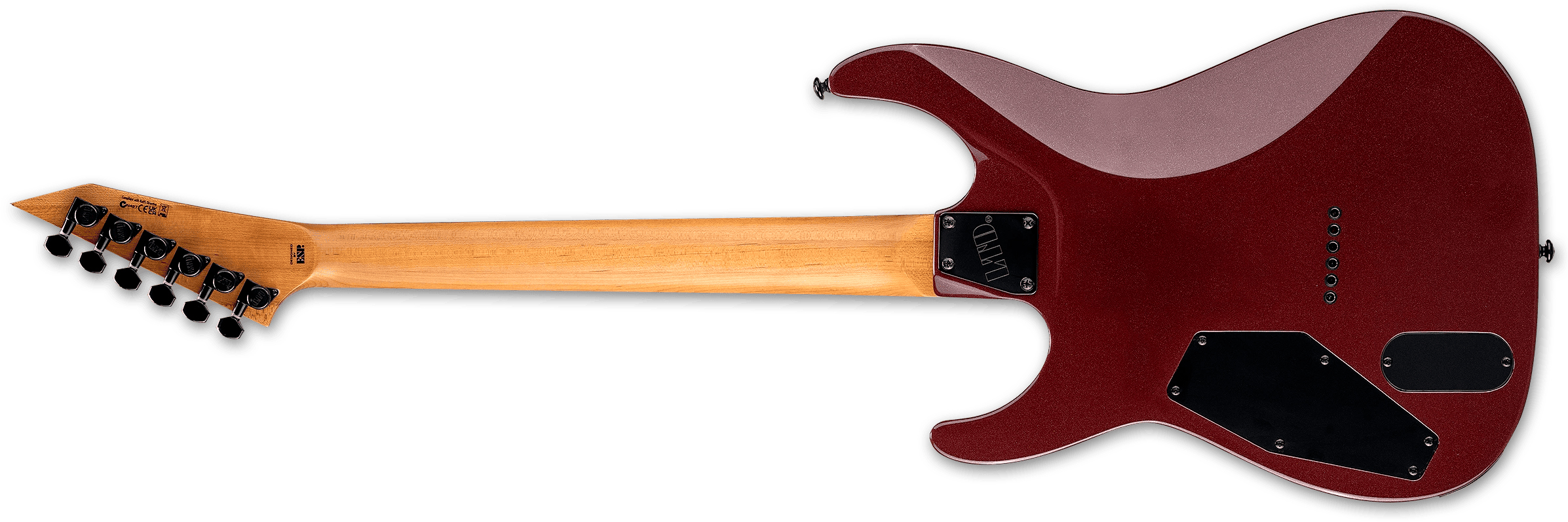 Ltd M400ht 2h Emg Ht Rw - Scarlet Metallic - Guitare Électrique Forme Str - Variation 2