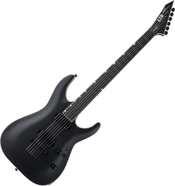 Guitare électrique baryton Ltd MH-1000 Baritone - Black satin