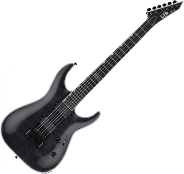 Guitare électrique solid body Ltd MH-1000 Evertune - See thru black