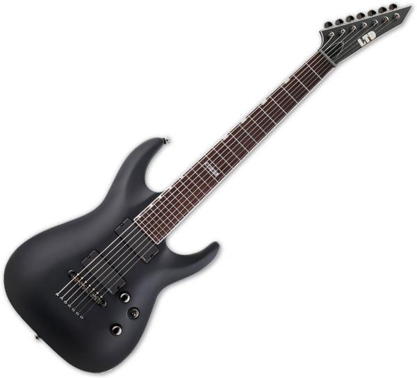 Guitare électrique solid body Ltd MH-417 - black satin