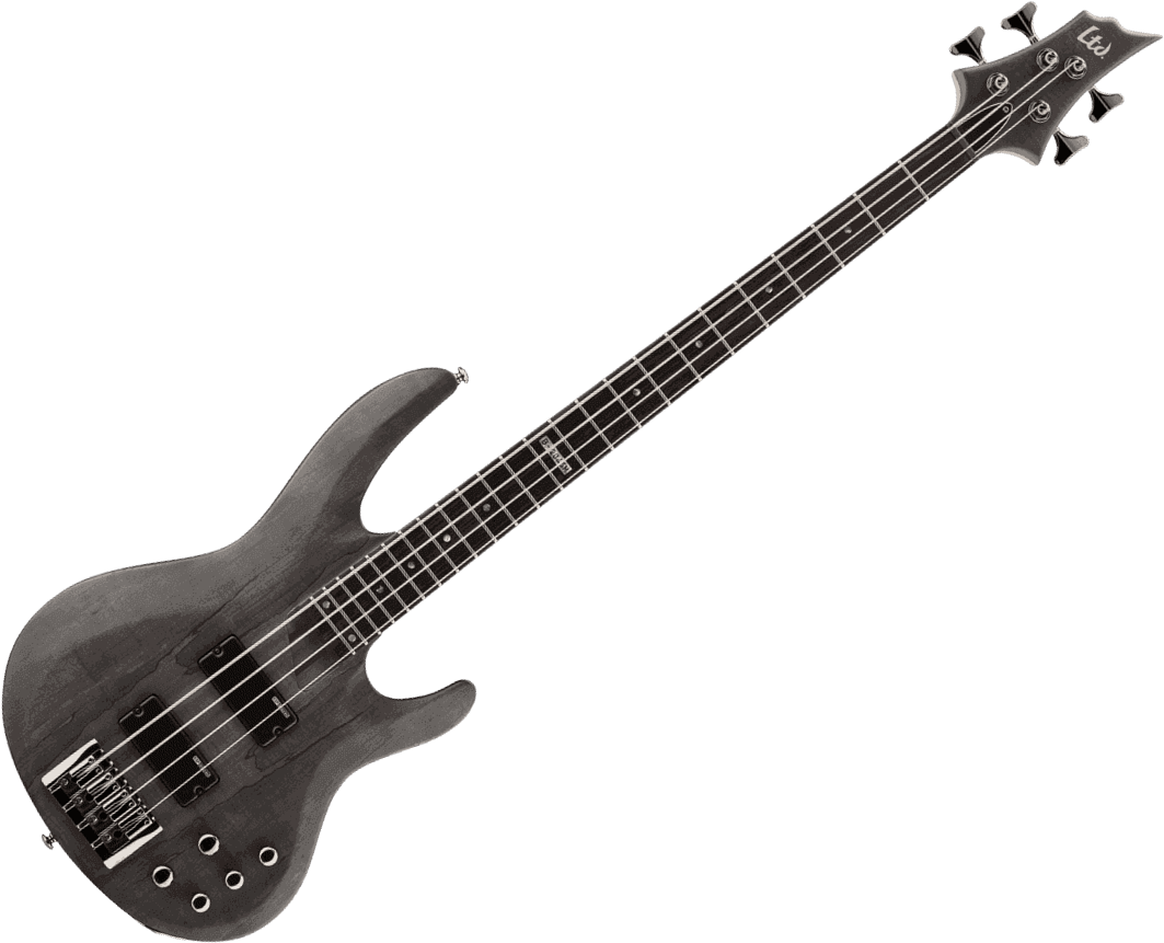 Ltd B-204sm - See Through Black - Basse Électrique Solid Body - Variation 1